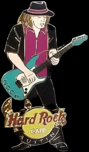 Stevie Ray Vaughan Hard Rock Cafe Badge