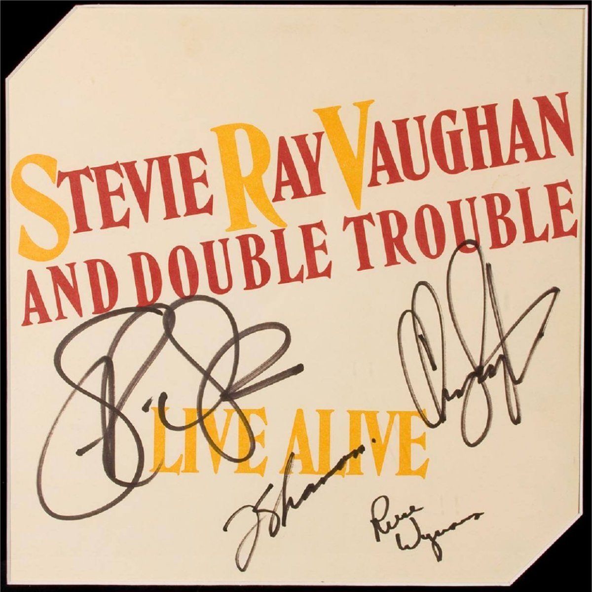 Live Alive Signed Record Store Display