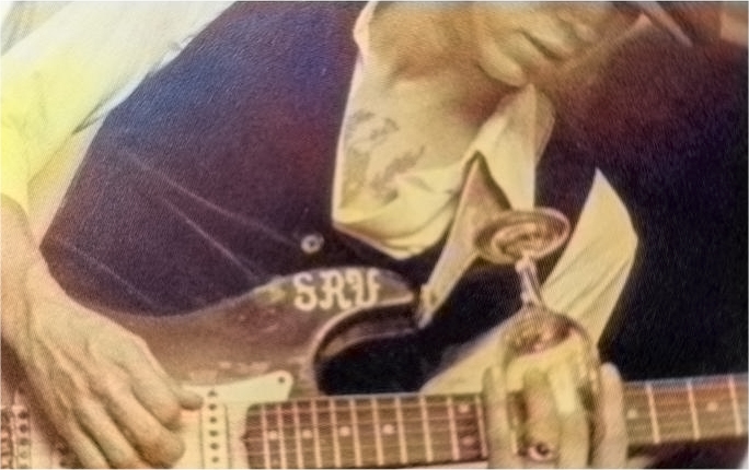 Stevie Ray Vaughan Guitar Decal