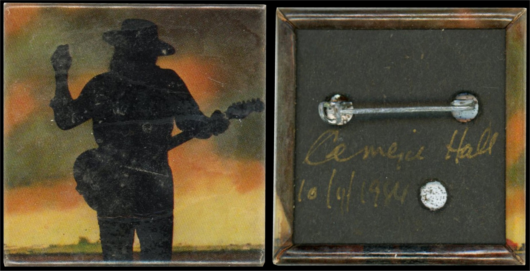 Stevie Ray Vaughan Carnegia Hall Badge