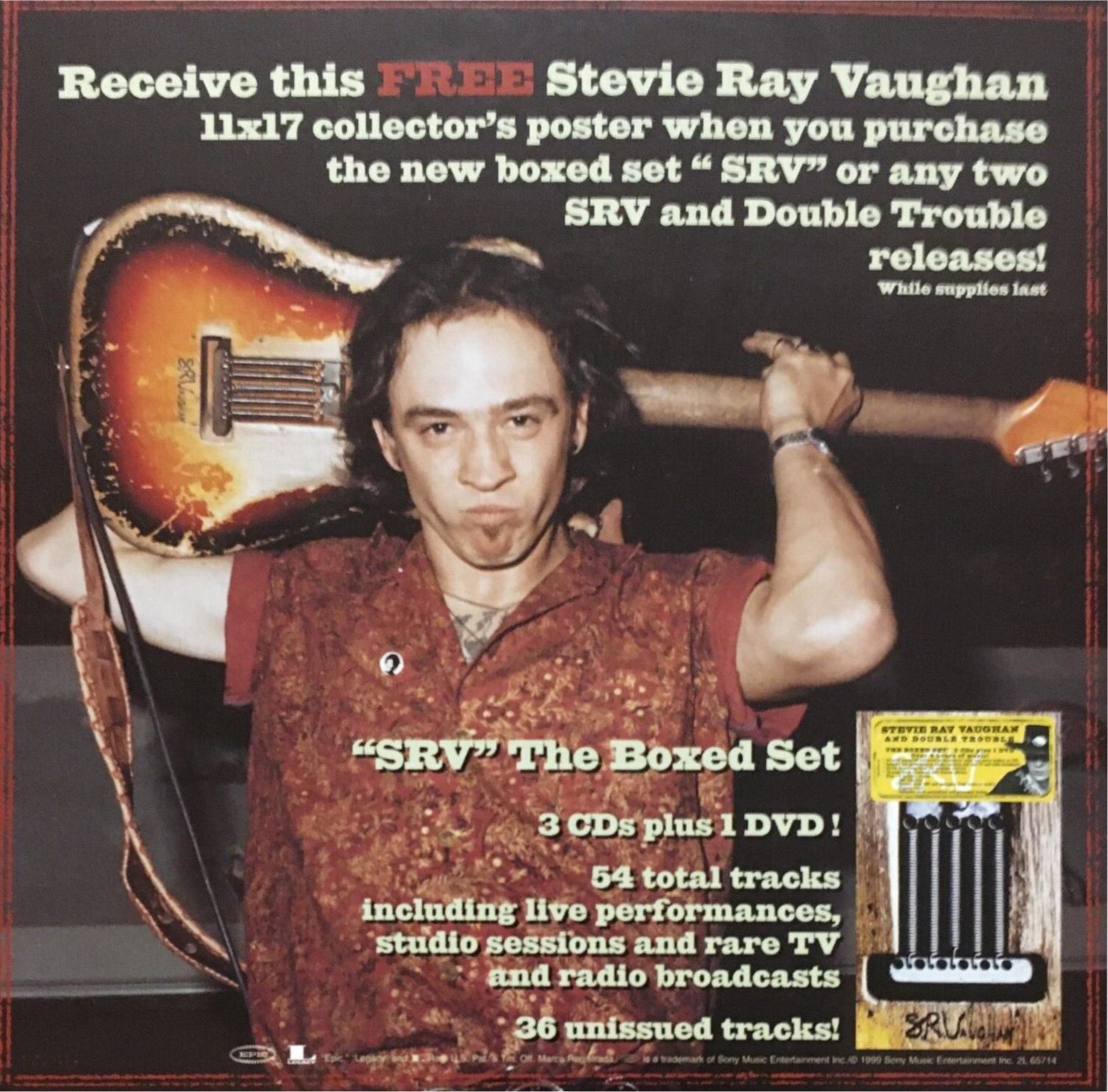 SRV Box Set Advertisement