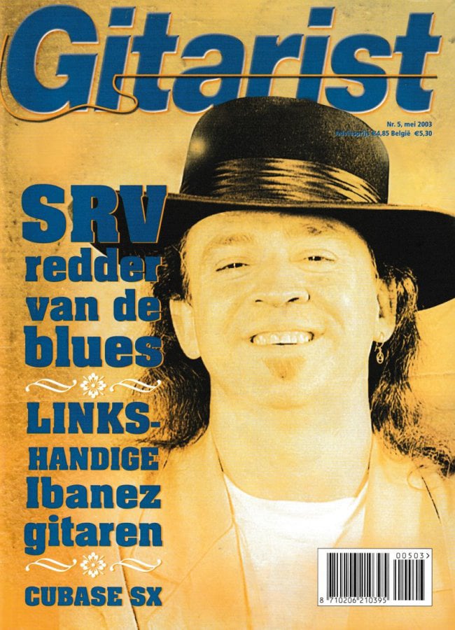 Stevie Ray Vaughan in Gitarist Magazine
