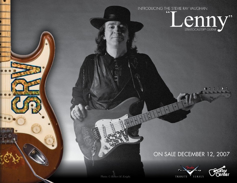 2007 Lenny Tribute Stratocaster Brochure