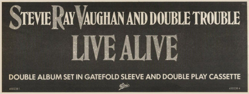 Live Alive Newspaper Advert