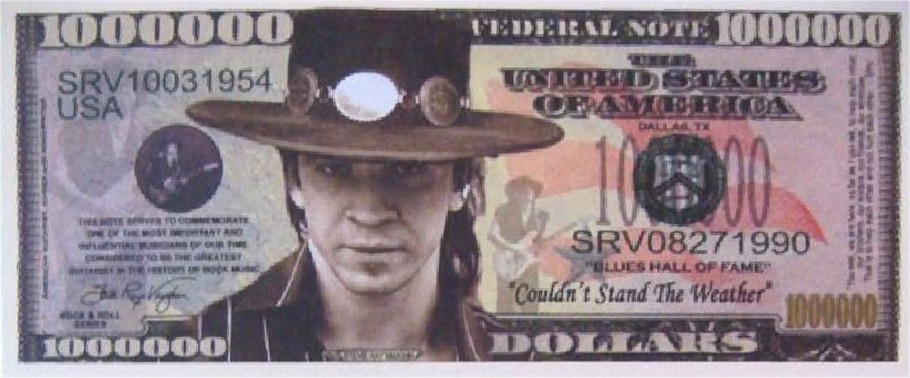 SRV One Million Dollar Bill