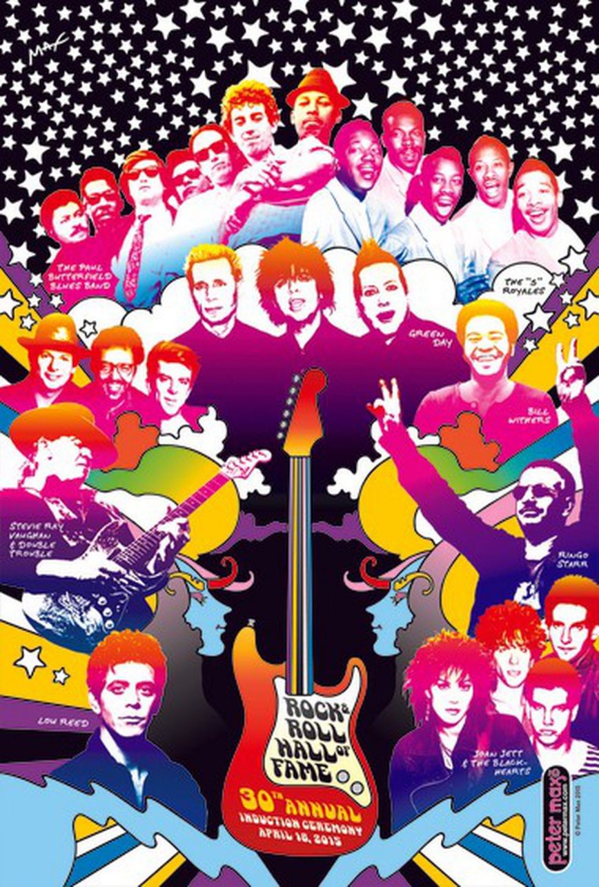 2015 Rock and Roll Hall of Fame Poster