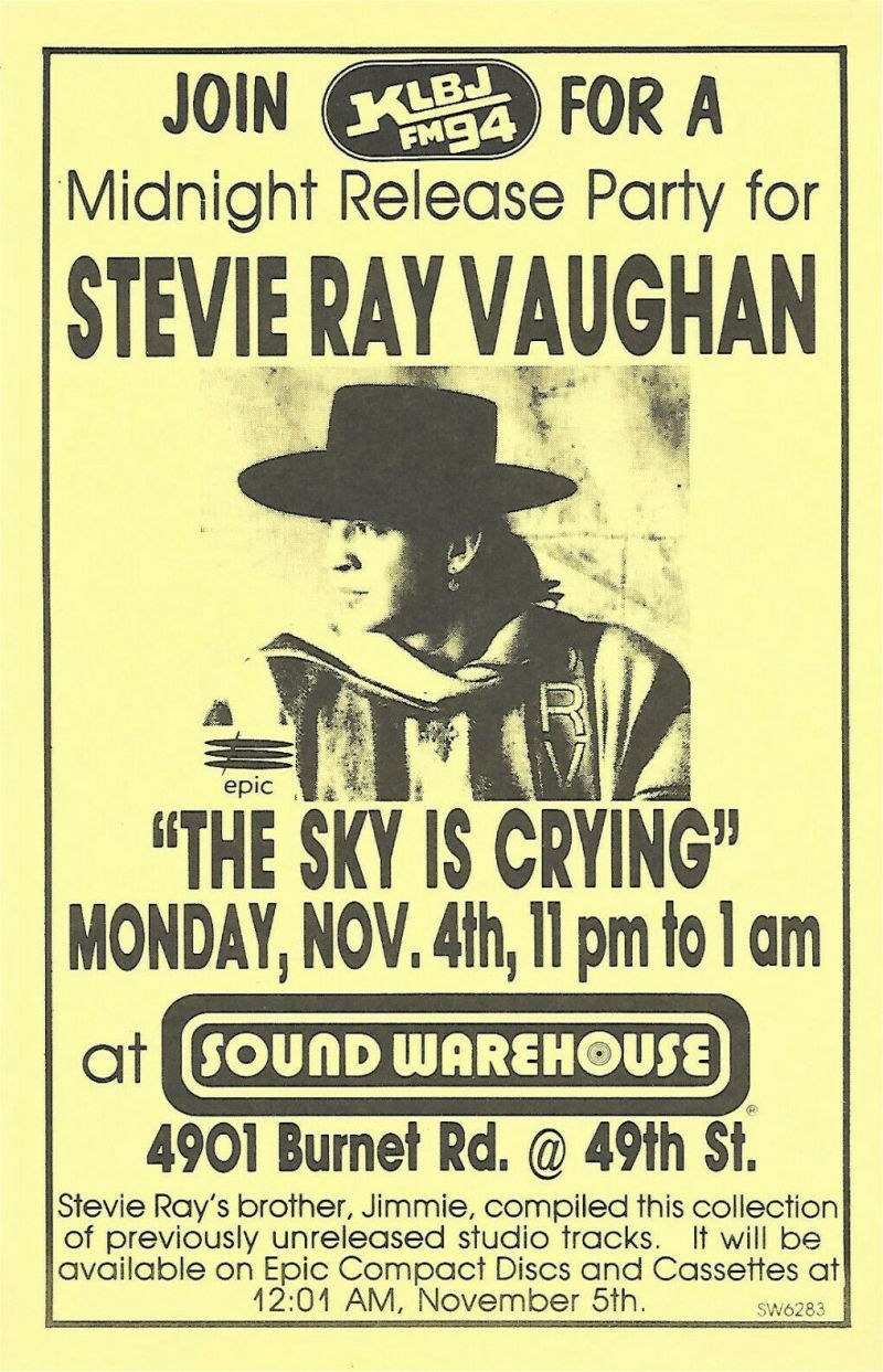 The Sky is Crying Release Advert