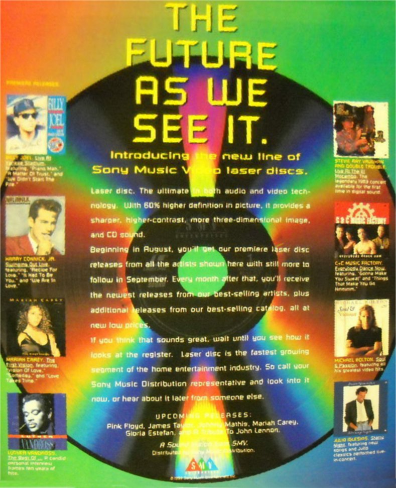 Sony Laser Disc Advert