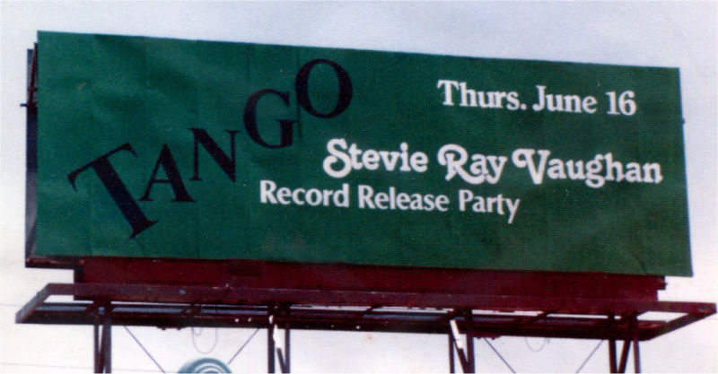 Texas Flood Launch Party Billboard